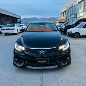 Toyota Mark X – Black Edition Mushtarka Motors Showroom 📅 Model Year: 2012 – 2019 (Example: 2016) 🎨 Color: Attitude Black Mica ⚙️ Engine Type: 2.5L V6 (4GR-FSE) / 3.5L V6 (2GR-FSE) 🔄 Transmission: 6-Speed Automatic with Paddle Shifters ⛽ Fuel Type: Petrol 📍 Registration City: Karachi / Islamabad / Lahore / NCP 📏 Mileage: 40,000 – 85,000 km 🪑 Interior: Black / Beige Leather Upholstery Electric & Heated Seats Wooden Trim + Soft-Touch Dashboard Steering Wheel Controls Smart Key + Push Start ☀️ Sunroof: Yes (Electric Tilt & Slide) ❄️ Climate Control: Dual-Zone Automatic 🔈 Infotainment System: Touchscreen Multimedia Display Navigation + Bluetooth + Reverse Camera Premium Sound System 🚗 Drive Type: Rear Wheel Drive (RWD) 💡 Headlights: HID Projectors with LED DRLs 🛞 Wheels: 17/18-inch Alloy Rims with Low Profile Tyres 🧭 Safety Features: ABS + EBD + Traction Control Airbags (Driver + Passenger + Curtain) Cruise Control Rear Camera + Parking Sensors 🧾 Condition: Showroom maintained, scratchless exterior, smooth suspension, excellent engine performance, and clean luxury interior.