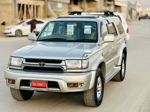 NCP Toyota Hilux Surf SSR-G 2001 — Full Fresh & Powerful 3400cc! Top-of-the-line SSR-G variant with sunroof, 3.5 grade auction, Baj Room, and 1KD Reem tires. Recently imported — bumper to bumper fresh with solid suspension & clean interior. A strong, reliable SUV built for power and comfort. 🚙💨 📍 Quetta 📞 0312-8355787 #HiluxSurf #ToyotaSurf #SSRG #HiluxSurf2001 #3400cc #ToyotaSUV #FullFresh #QuettaCars #MushtarkaMotors #UsedCarsPakistan #SUVForSale #FreshImport